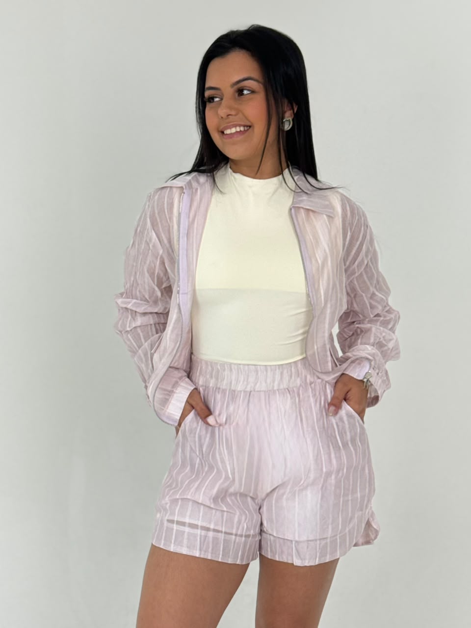 Conjunto Jade Rosa Claro