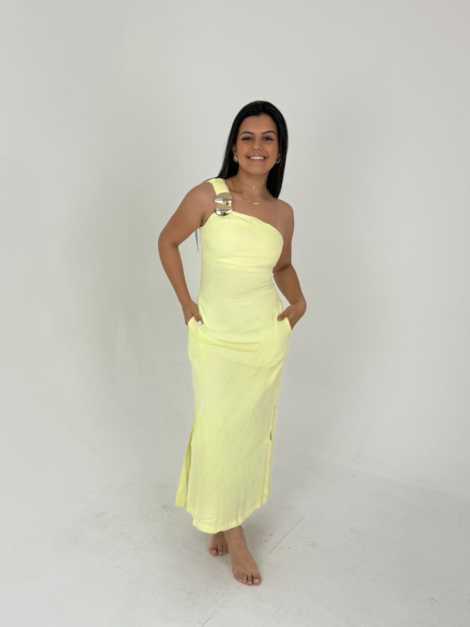 Vestido Serena Amarelo