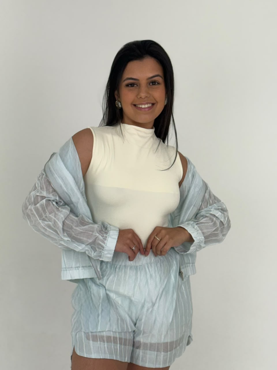 Conjunto Jade Azul Claro